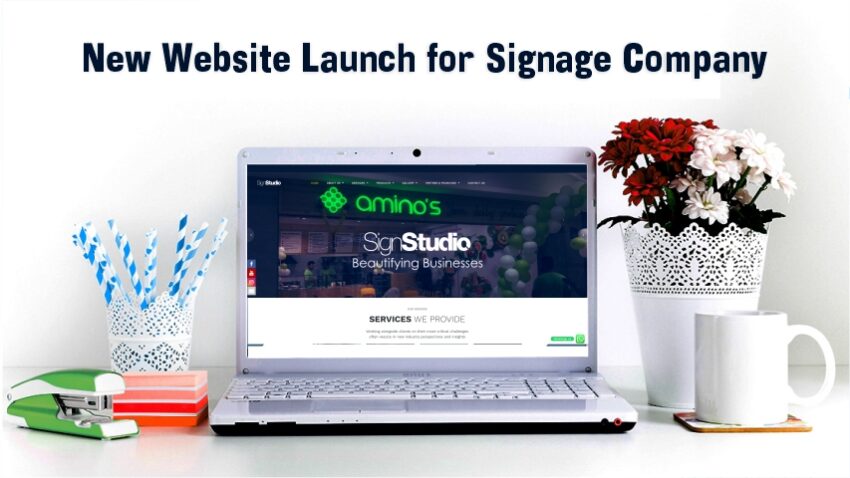 New Website Launch for Signage Company